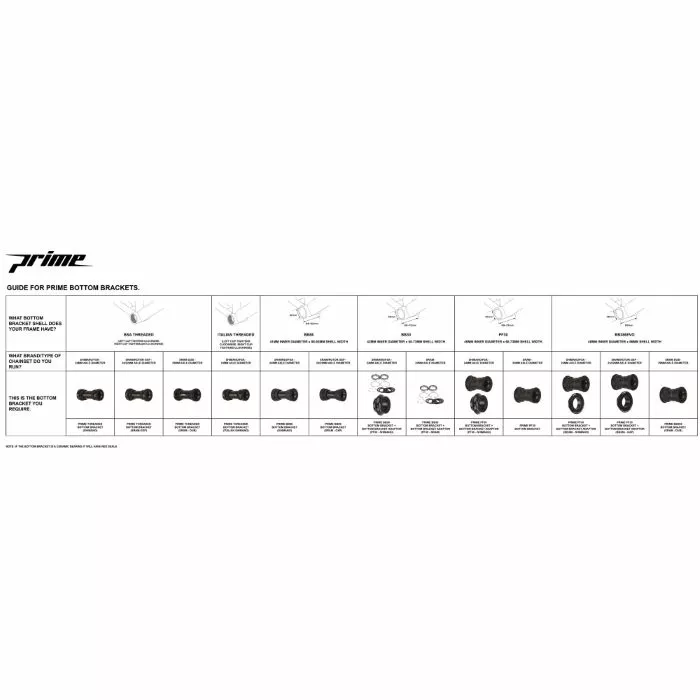 Prime Bottom Bracket Adaptor (BB386 - GXP) - Billede 2