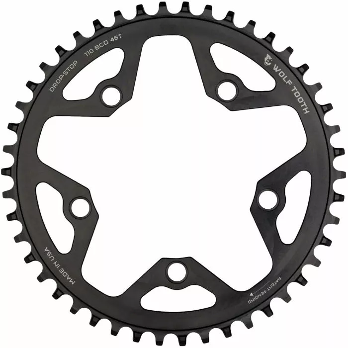 Wolf-tooth Wolf Tooth Flat Top Cyclocross 110 BCD Chainring