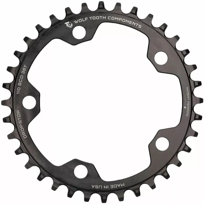 Wolf-tooth Wolf Tooth Flat Top Cyclocross 110 BCD Chainring - Billede 2